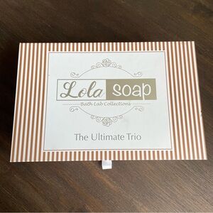 Lola Soap Ultimate Trio Set Mask Serum Cream Age Defying Anti Wrinkle Hydrate
